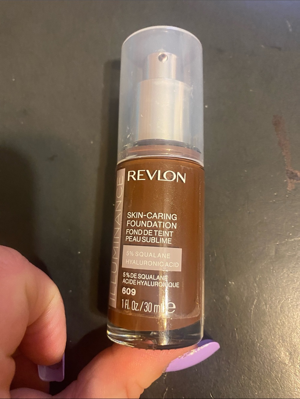 Revlon Skin-Caring Foundation - 609 Deep Brown
